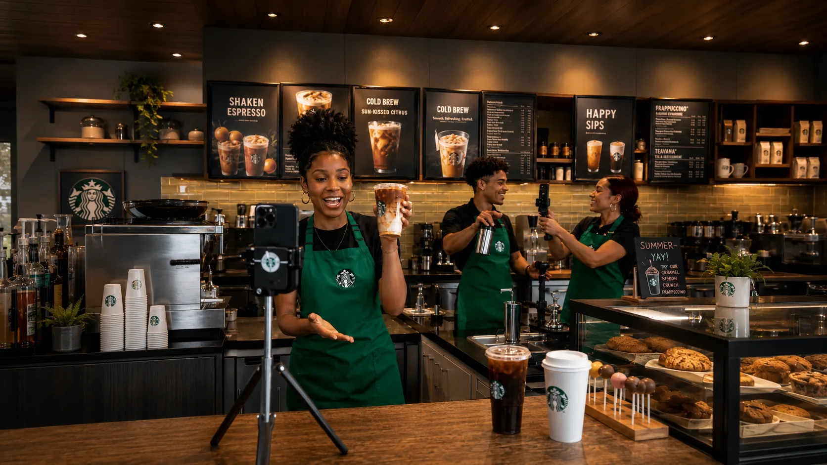Starbucks, TikTok creator network ile çalışanlarını içerik üreticisine dönüştürüyor