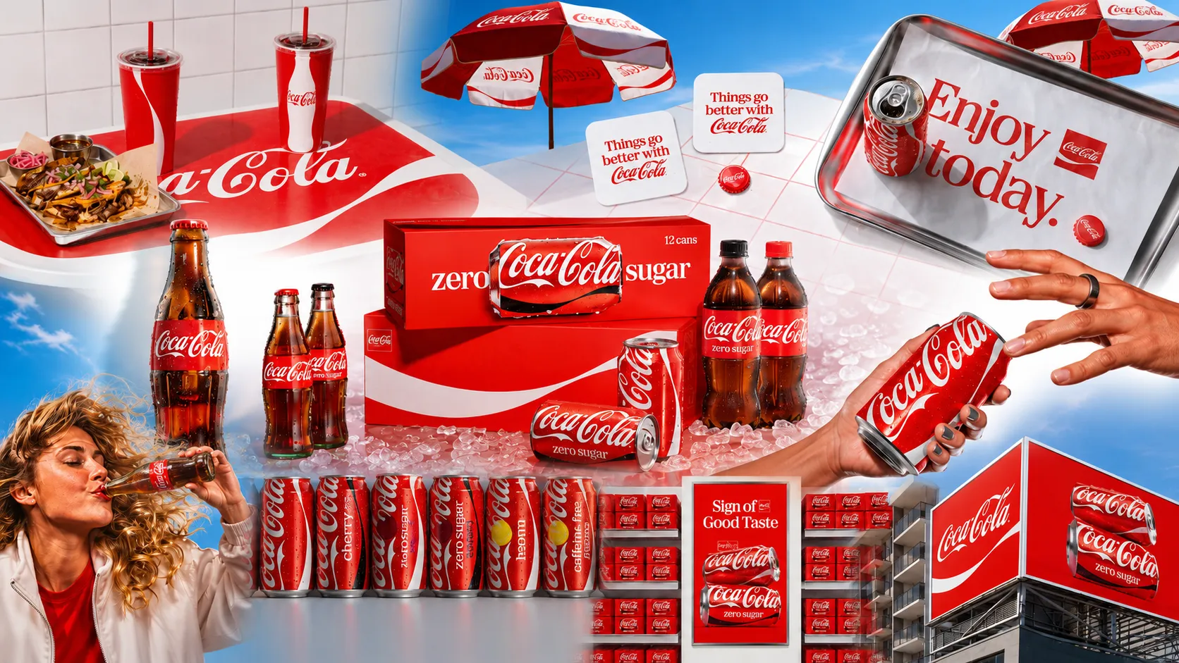 Coca-Cola'dan 200 pazarı kapsayan yeni küresel marka kimliği