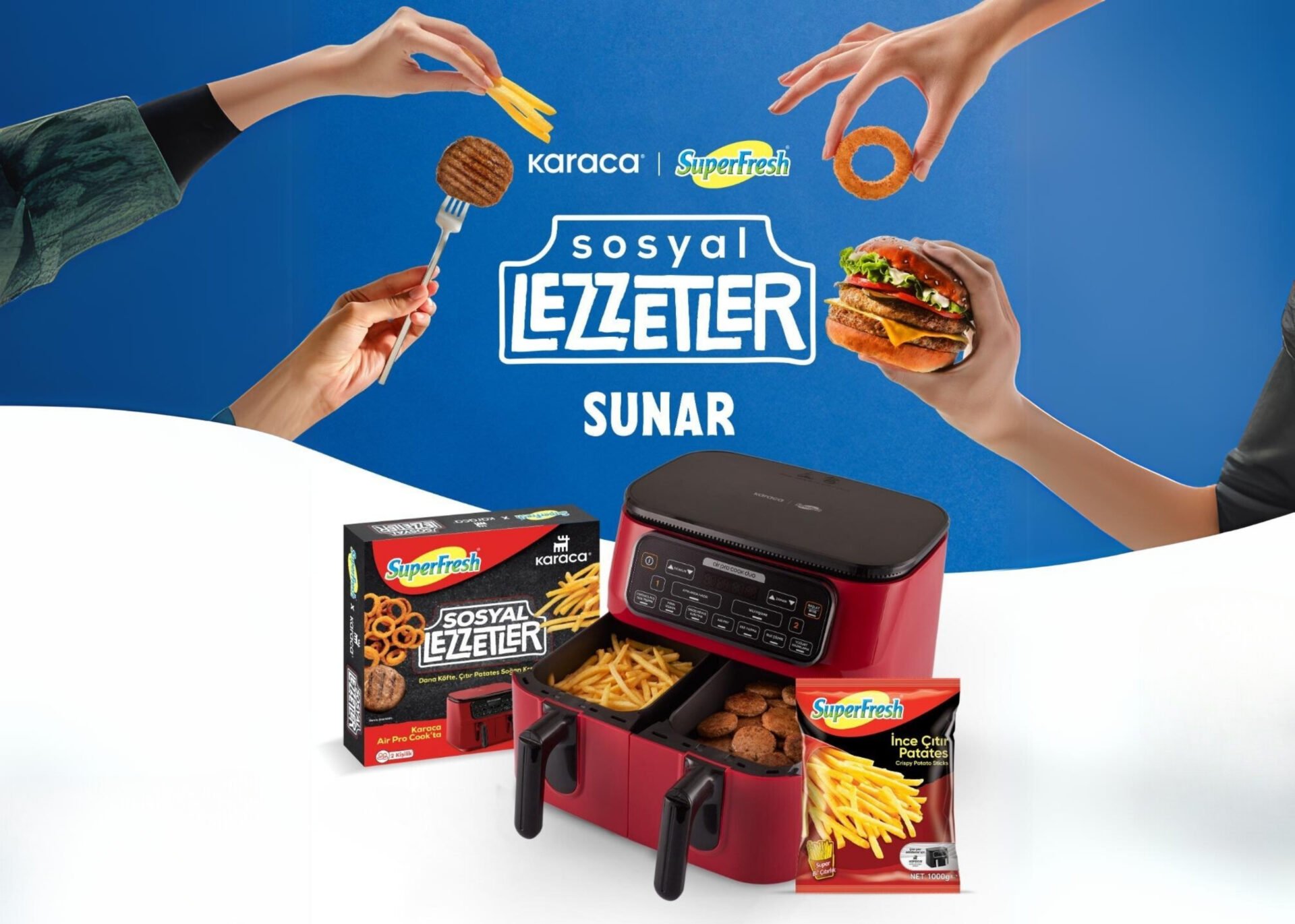 SuperFresh ve Karaca’dan “Sosyal Lezzetler” iş birliği