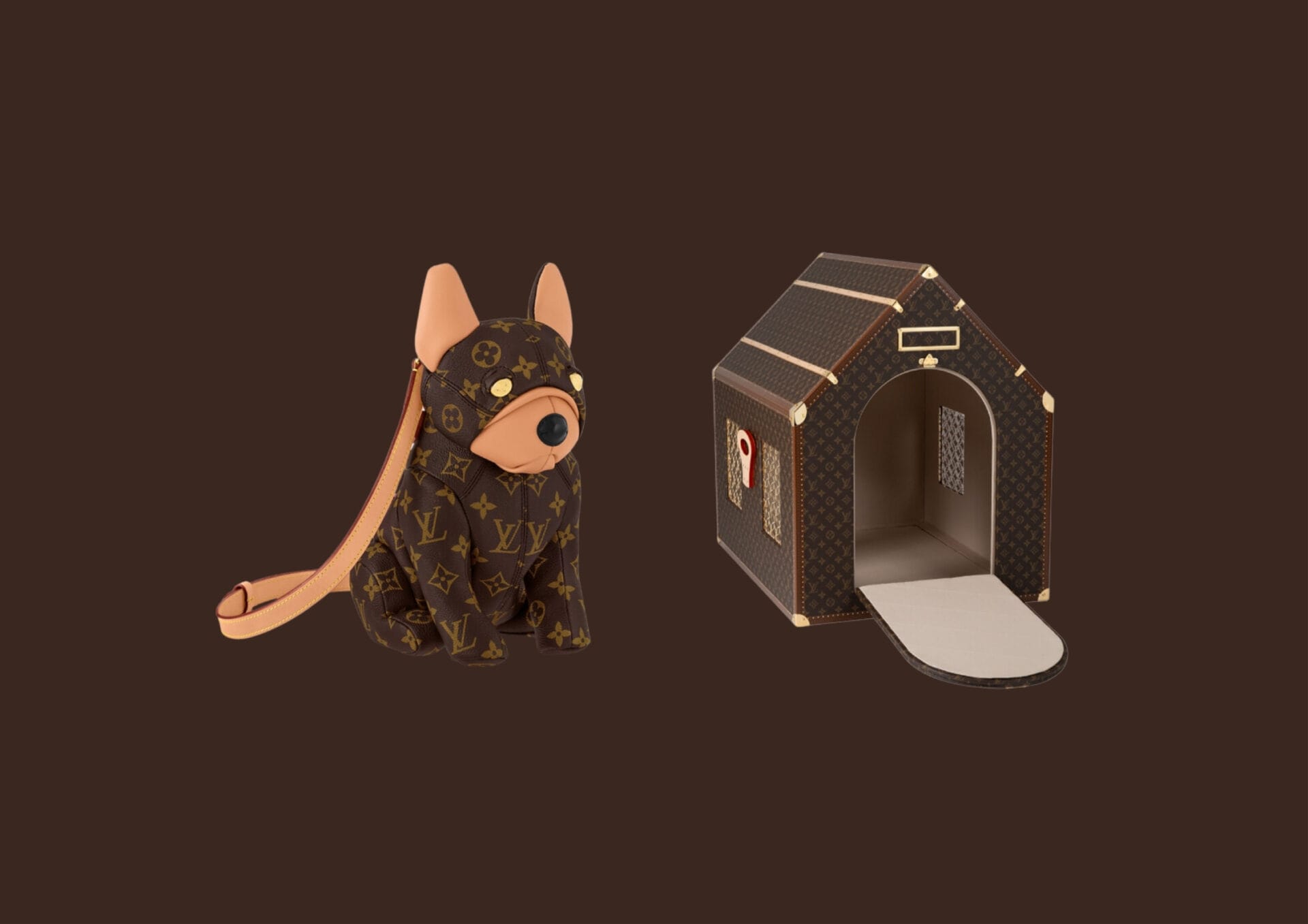 Louis Vuitton, evcil hayvanlar için lüks çanta ve kulübe tasarladı
