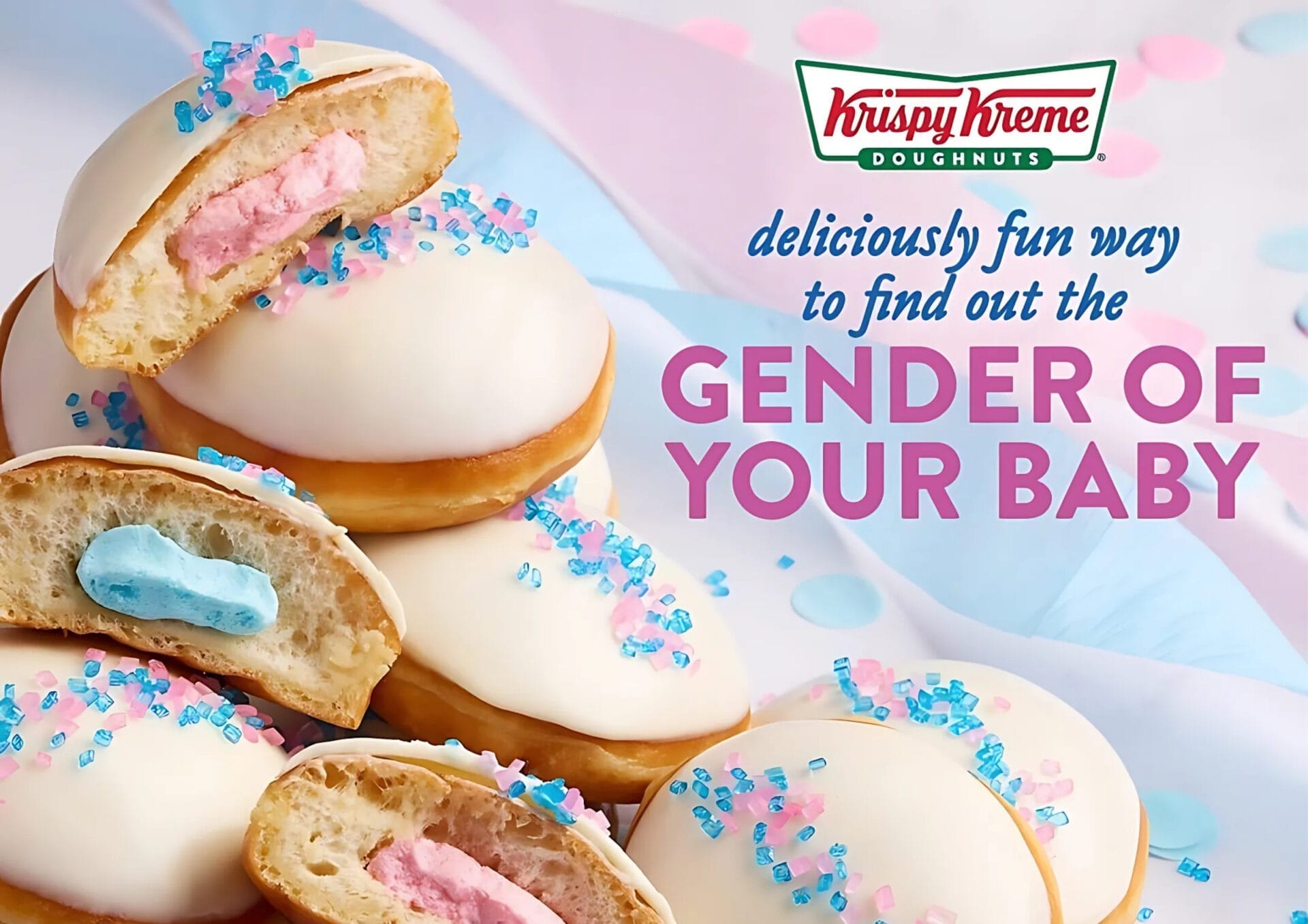 Krispy Kreme’den cinsiyet belirleme partisi için özel donut