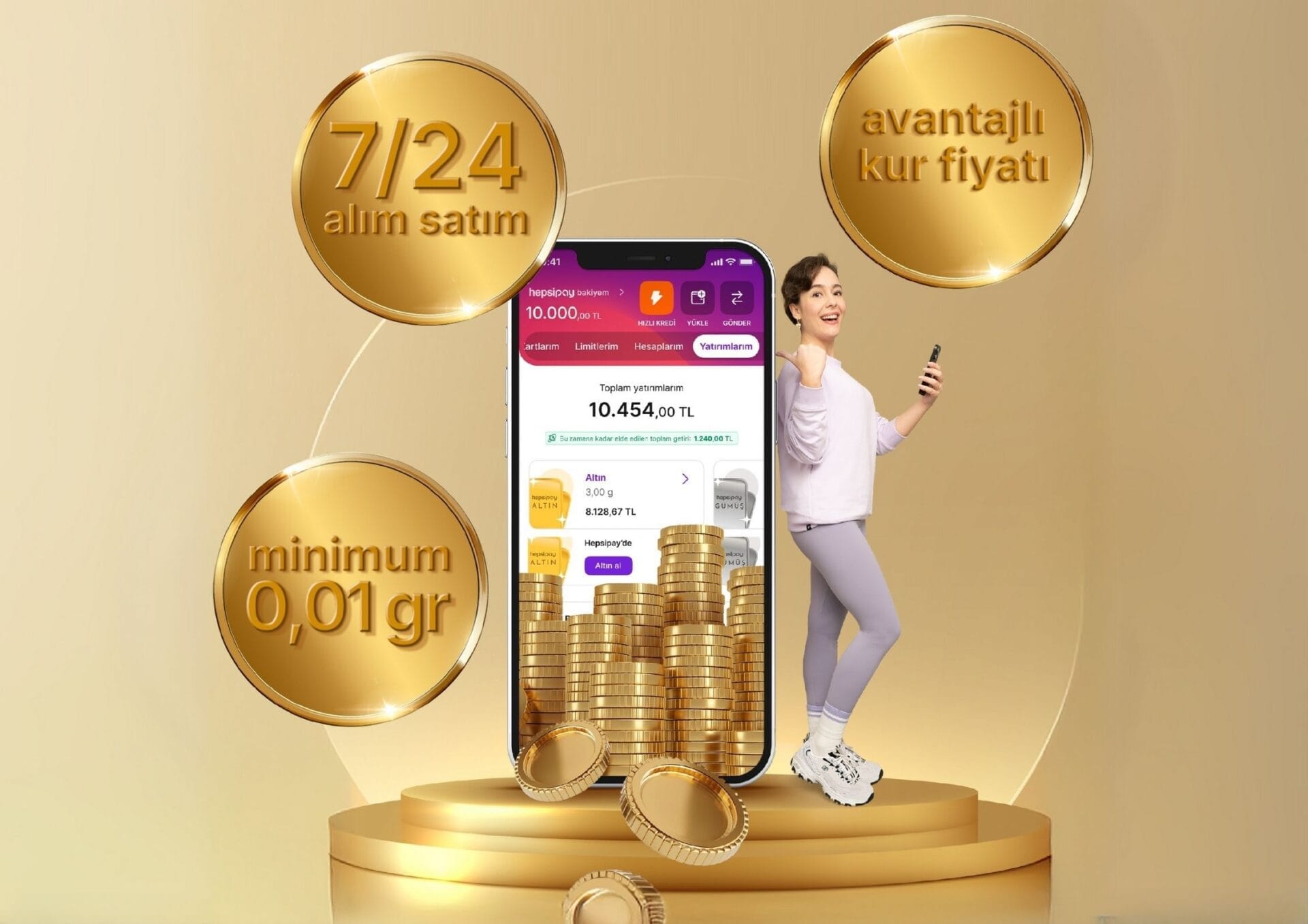 Hepsipay’in reni reklam filmi yayında: “Bundan Sonra Böyle, Altın Yatırımları Hepsipay’de”
