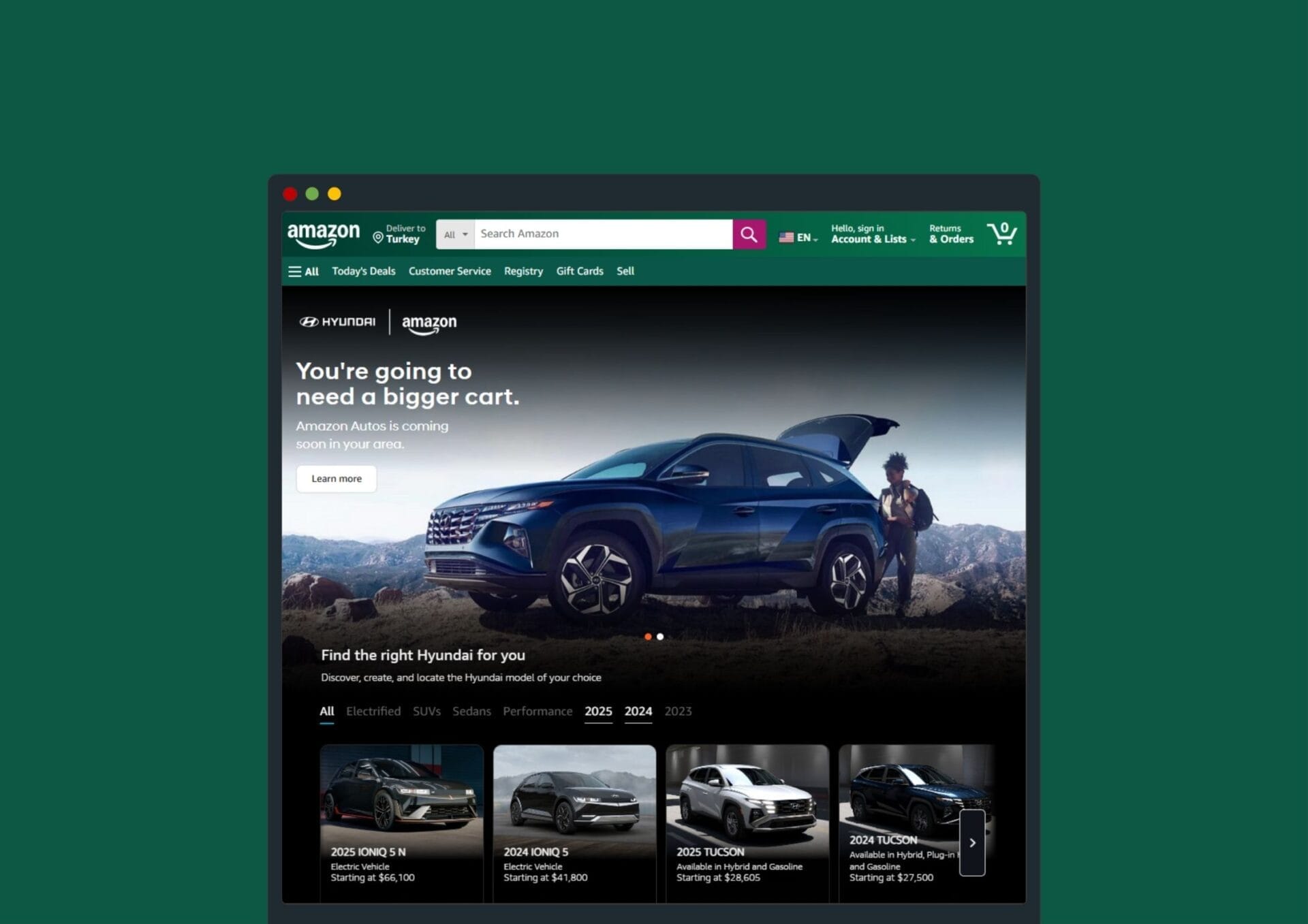 E-ticaret devinden yeni adım: Amazon Auto platformu tanıtıldı