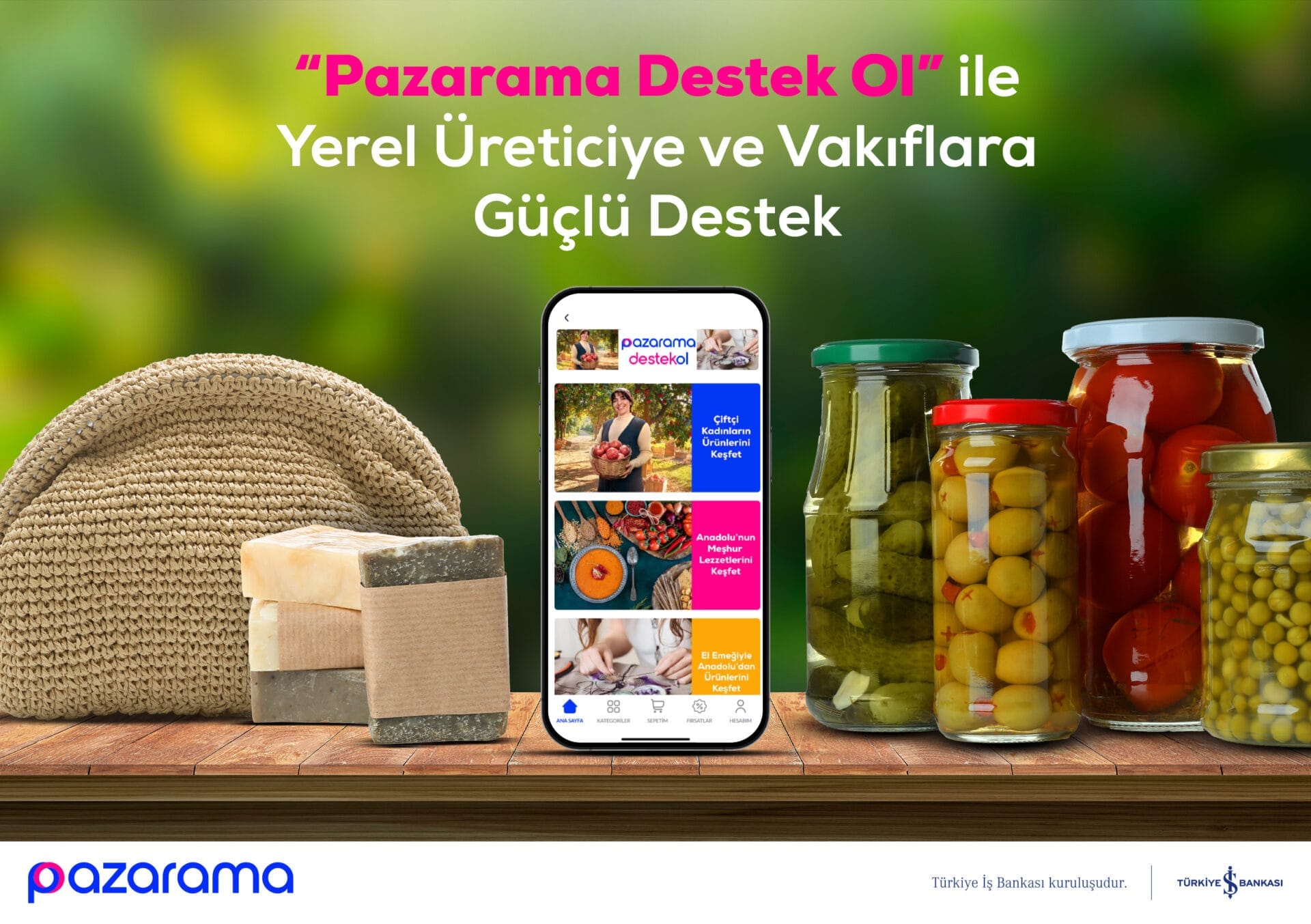 Pazarama’dan “Pazarama Destek Ol” projesi: Yerel üretici ve vakıflara güçlü destek