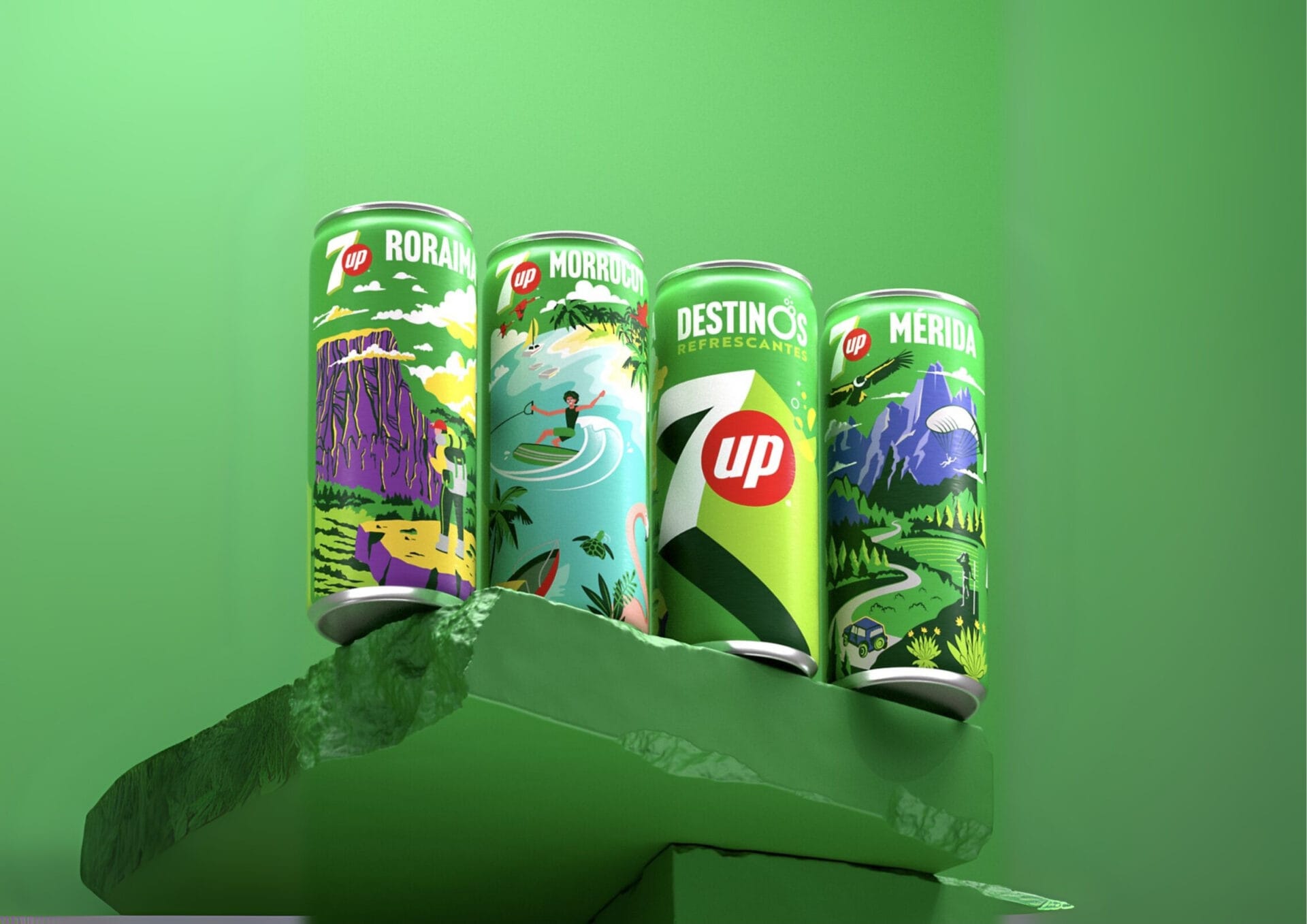 7UP Venezuela “Destinos” Kampanyası: Kutuda Keşif Deneyimi